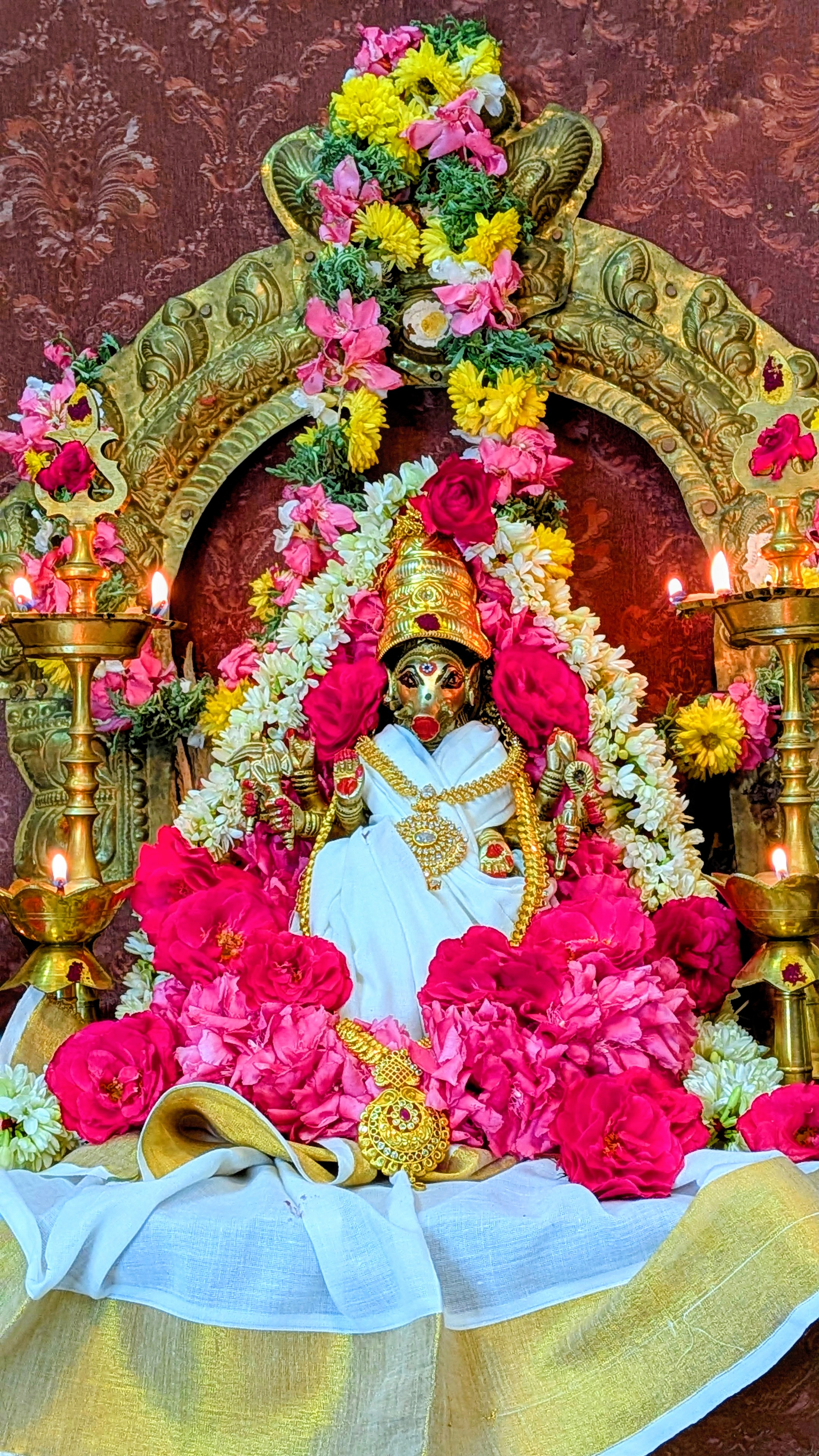 White Saree at the Altar